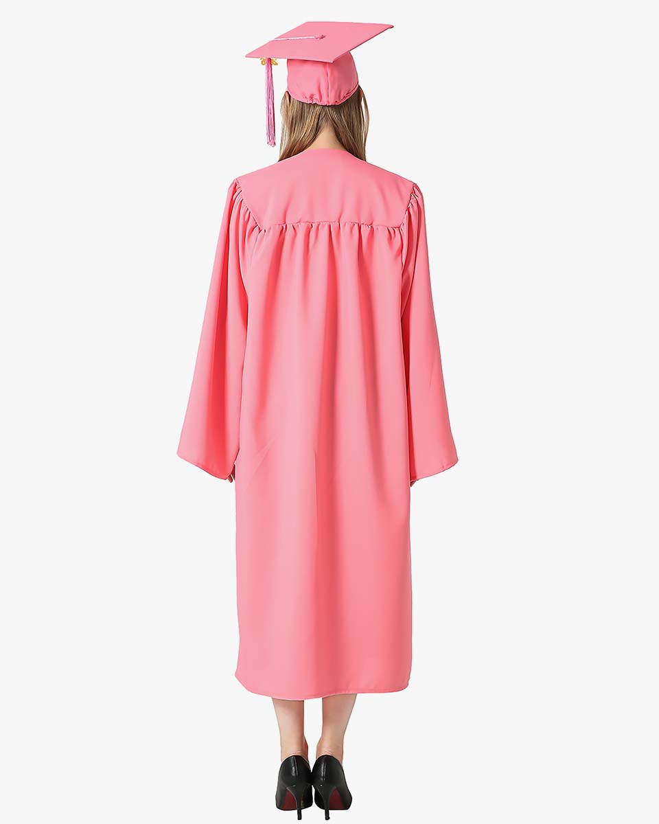Premium Matte Graduation Cap, Gown & Tassel Package - 12 Colors Available