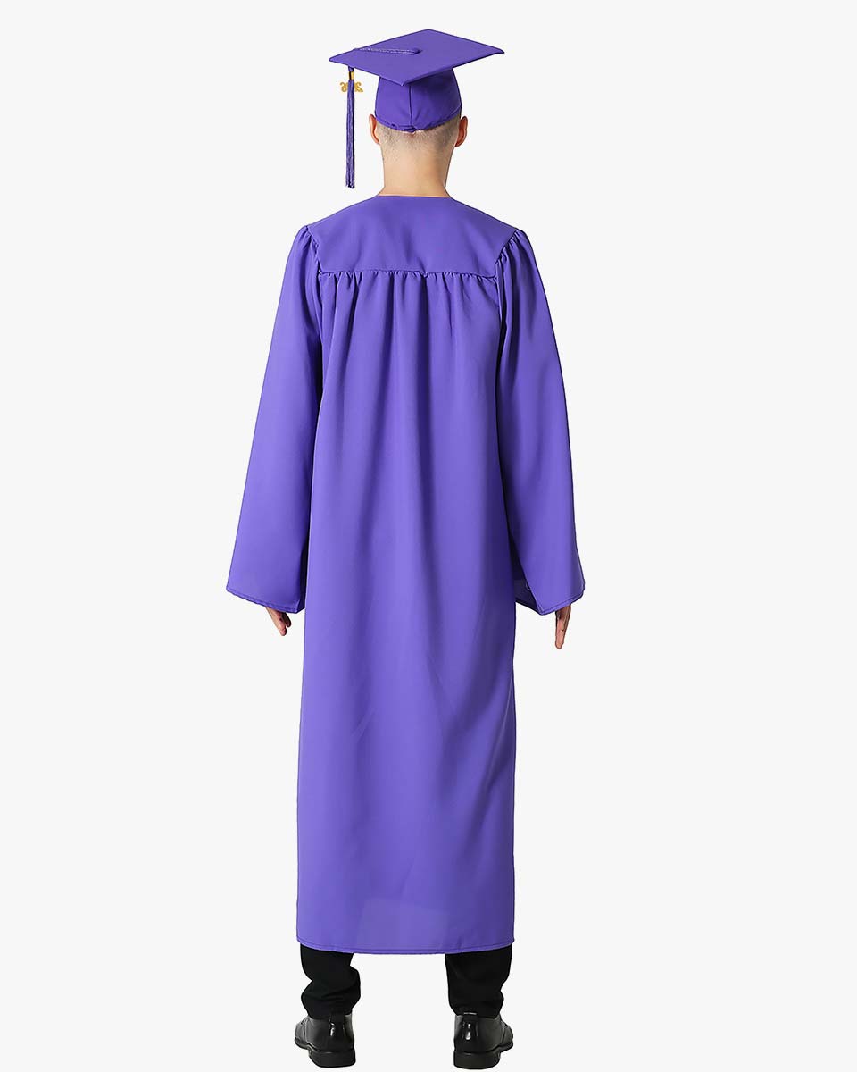 Premium Matte Graduation Cap, Gown & Tassel Package - 12 Colors Available