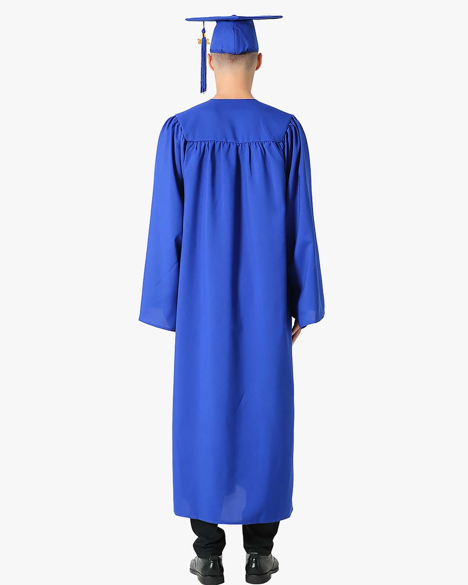 Premium Matte Graduation Cap, Gown & Tassel Package - 12 Colors Available