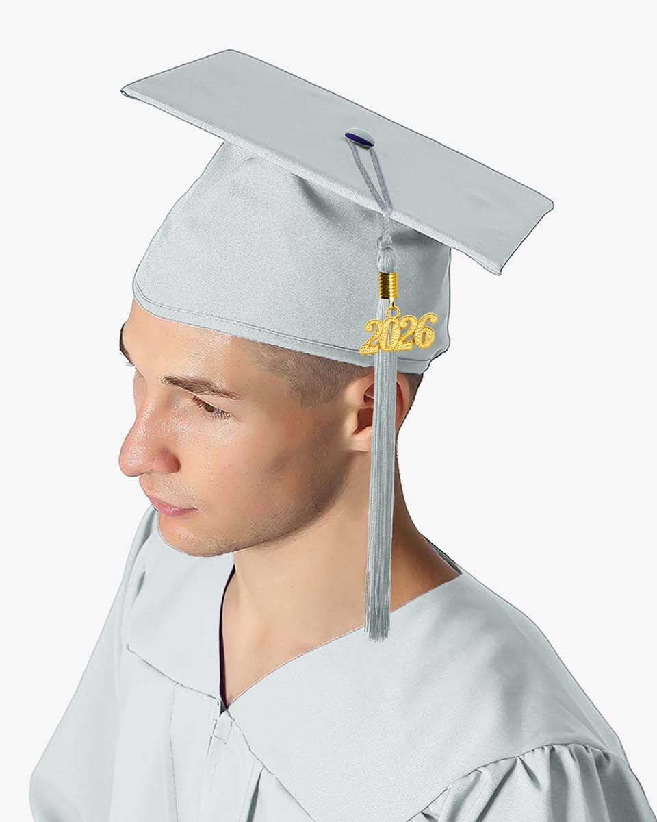 High School Premium Matte Graduation Cap, Gown & Tassel Package - 15 Colors Available