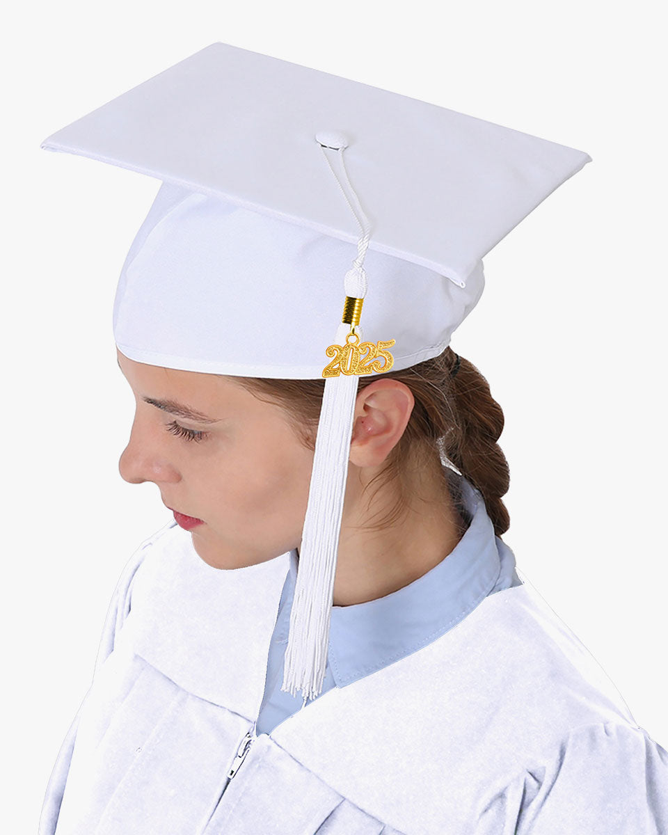 High School Premium Matte Graduation Cap, Gown, Stole, Imprinted Diploma Cover & Graduation Souvenirs Package