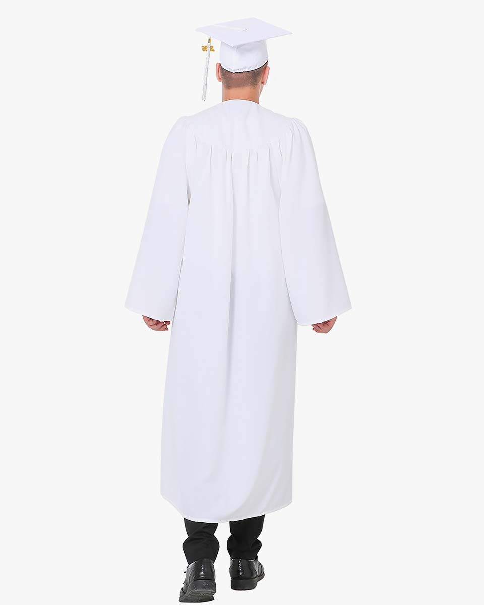 Premium Matte Graduation Cap, Gown & Tassel Package - 12 Colors Available