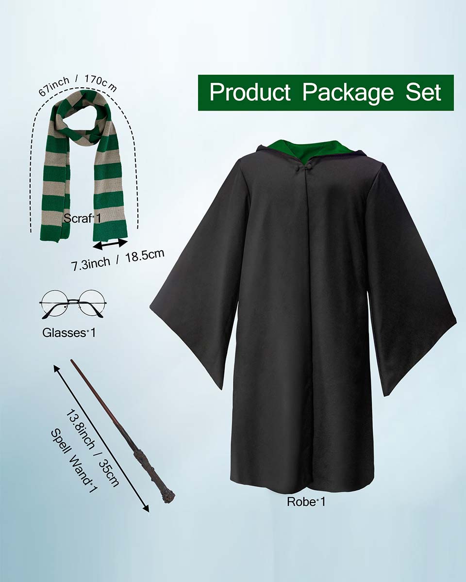 Unisex Magician Wizard Robe Accessory for Halloween Costumes Cosplay