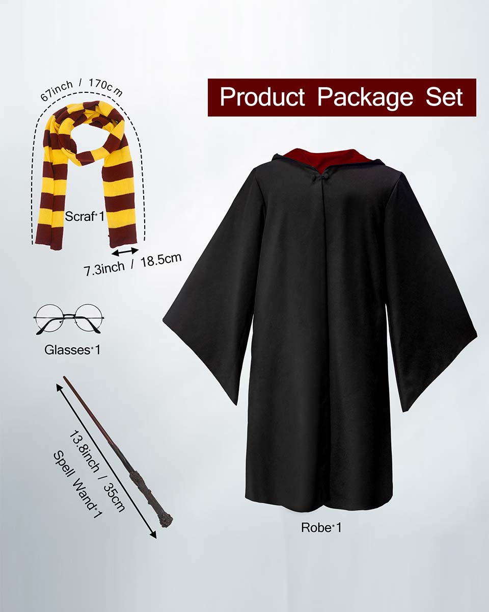 Unisex Magician Wizard Robe Accessory for Halloween Costumes Cosplay