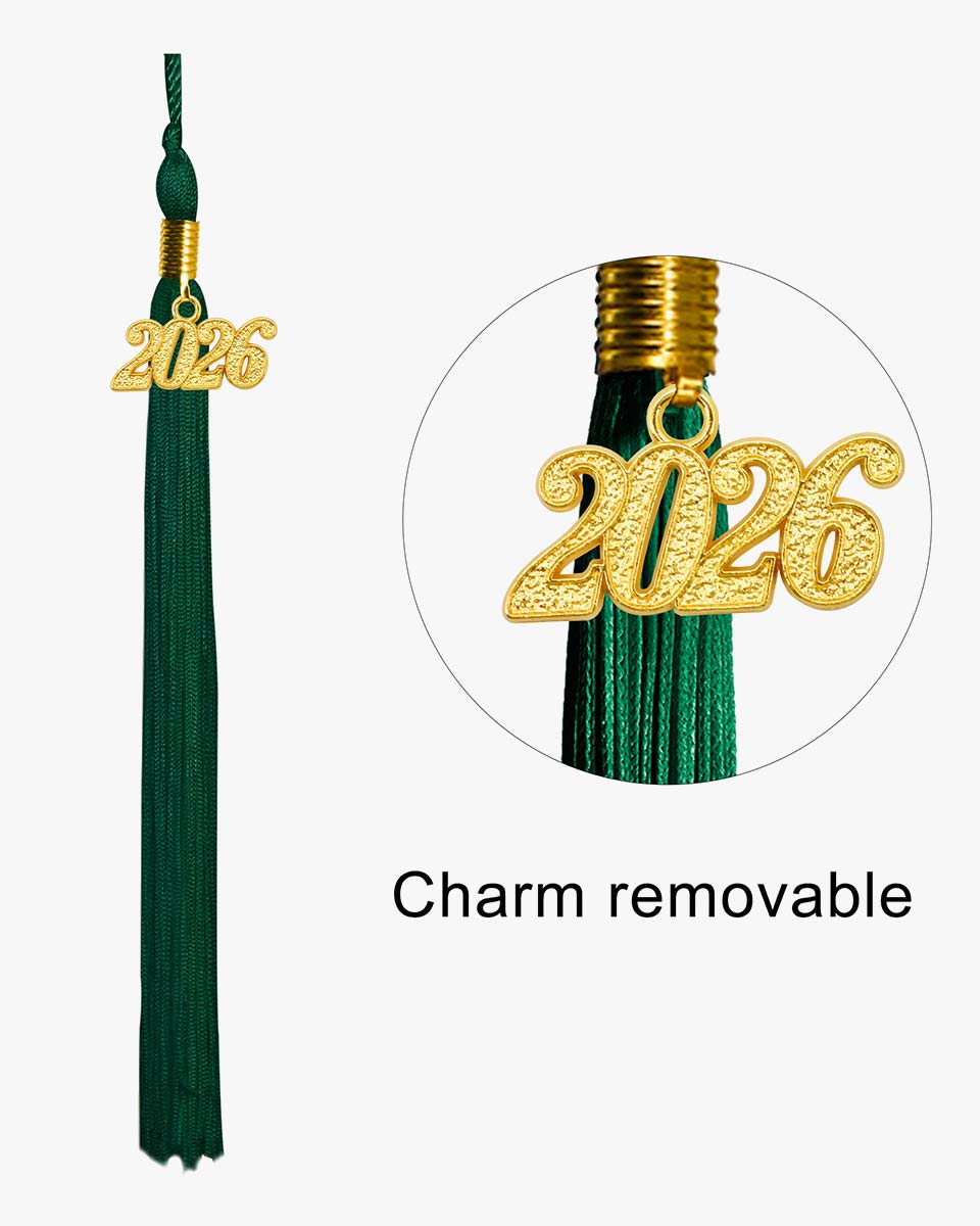 High School Economy Shiny Graduation Cap,Gown & Tassel Package - 13 Colors Available