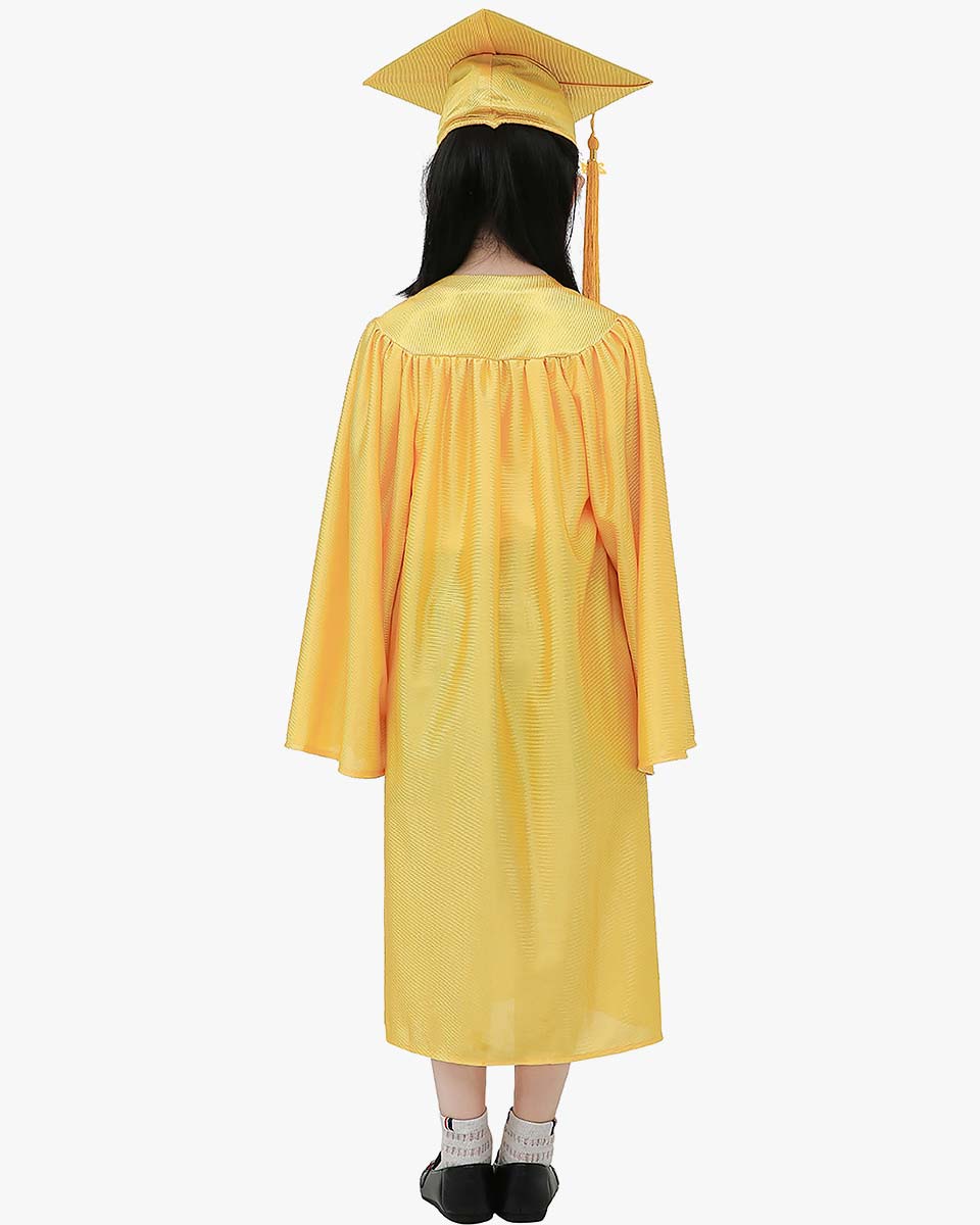 Shiny Kindergarten Graduation Cap, Gown, Stole, Diploma & Key Chain Package