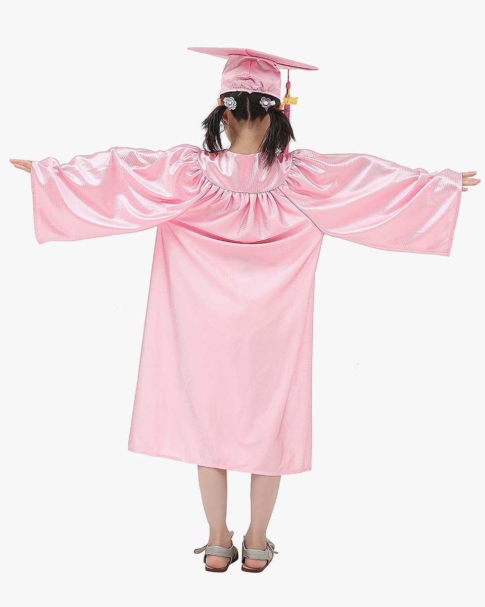 Shiny Kindergarten Cap, Gown & Tassel Package - 13 Colors Available