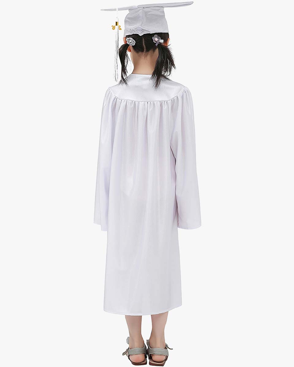 Shiny Kindergarten Cap, Gown & Tassel Package - 13 Colors Available