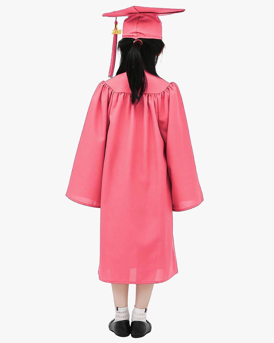 Matte Kindergarten Cap, Gown & Tassel Package – 12 Colors Available