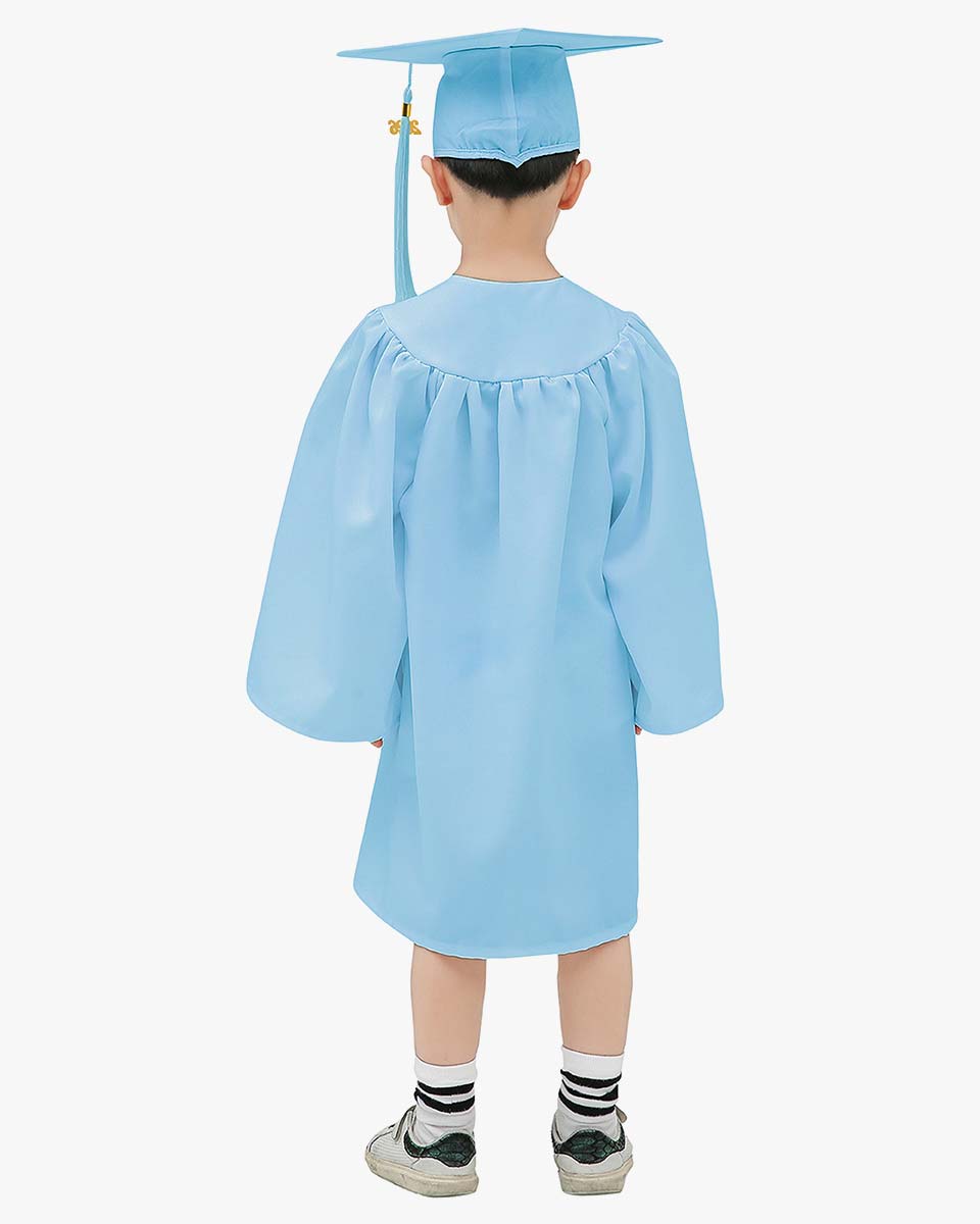 Matte Kindergarten Cap, Gown & Tassel Package – 12 Colors Available