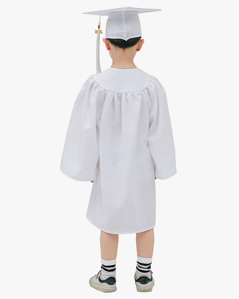 Matte Kindergarten Cap, Gown & Tassel Package – 12 Colors Available