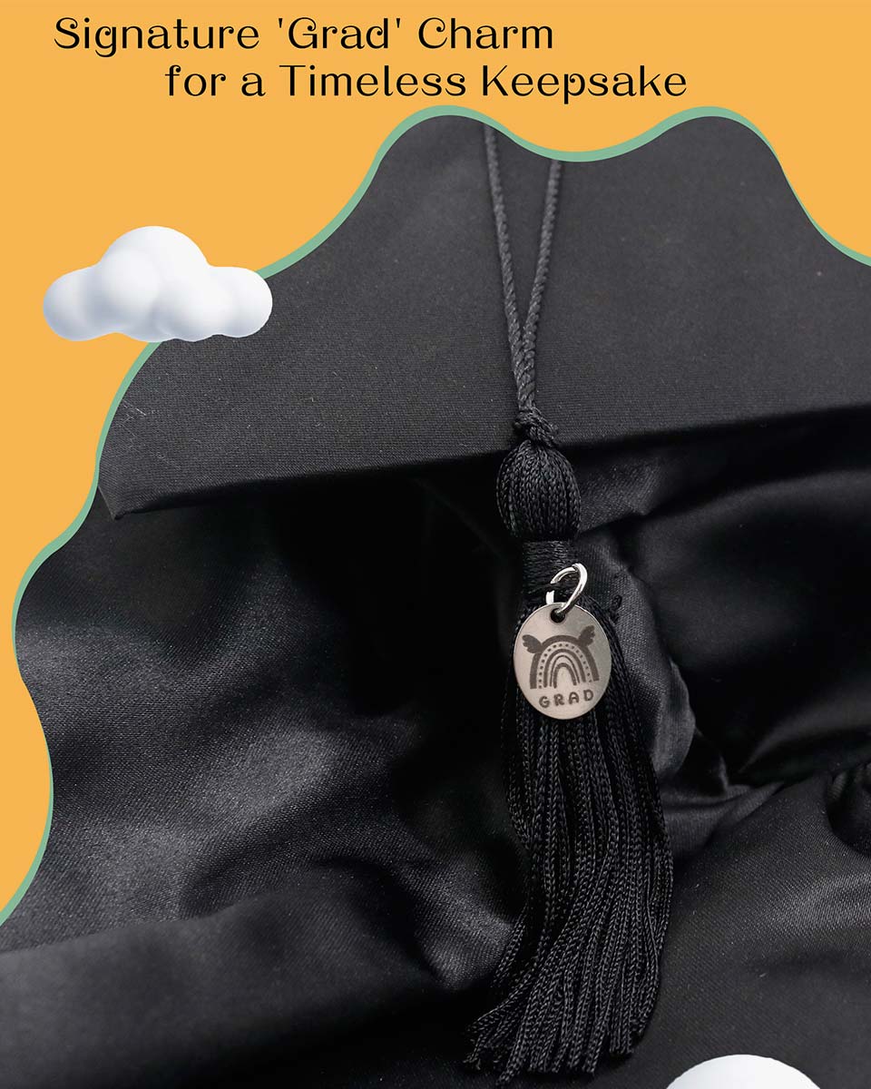 Soft Satin NICU Graduate Baby Cap and Gown Set - 3 Colors Available
