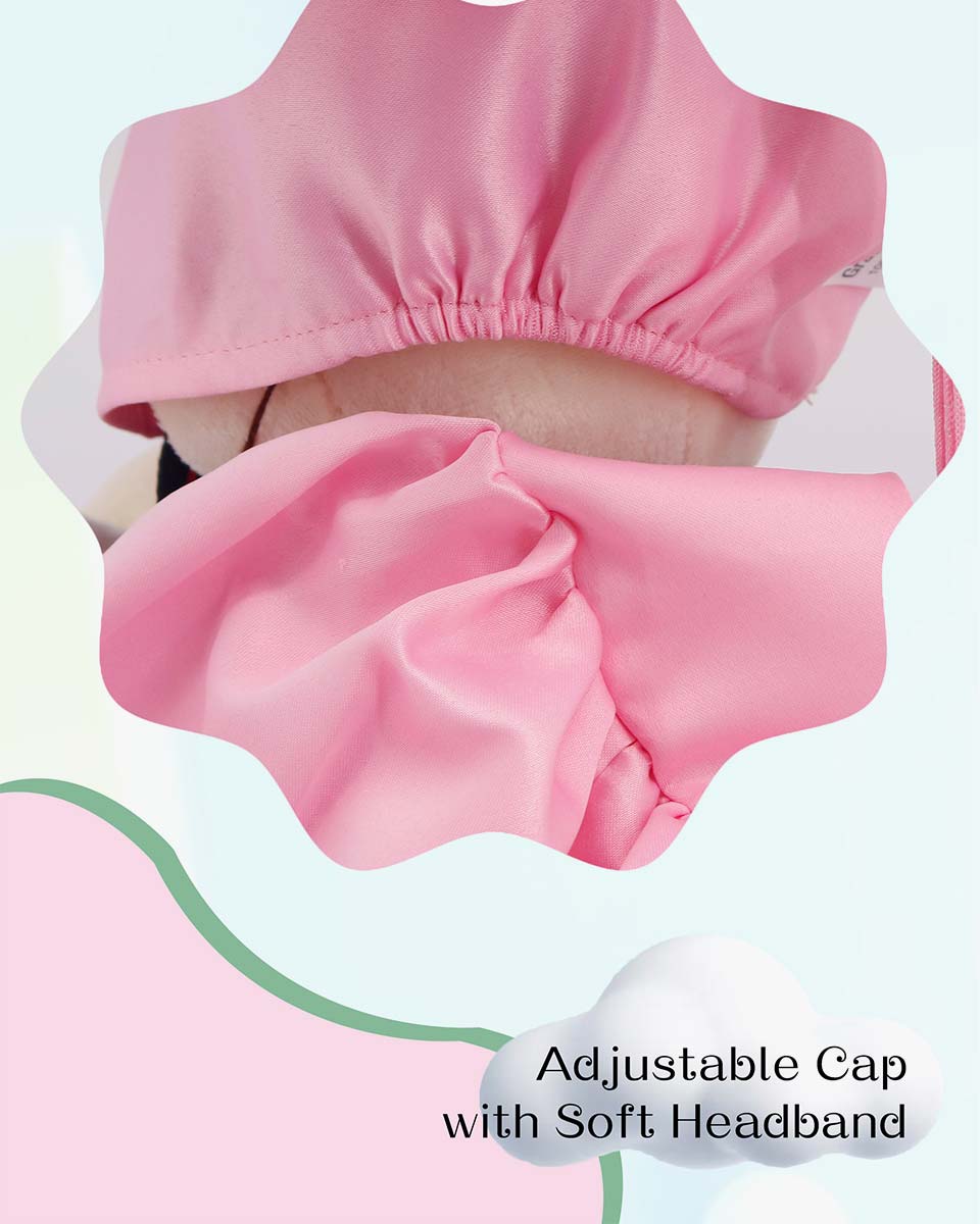 Soft Satin NICU Graduate Baby Cap and Gown Set - 3 Colors Available