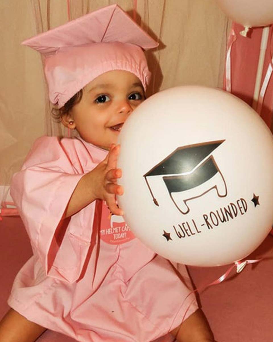 Soft Satin NICU Graduate Baby Cap and Gown Set - 3 Colors Available