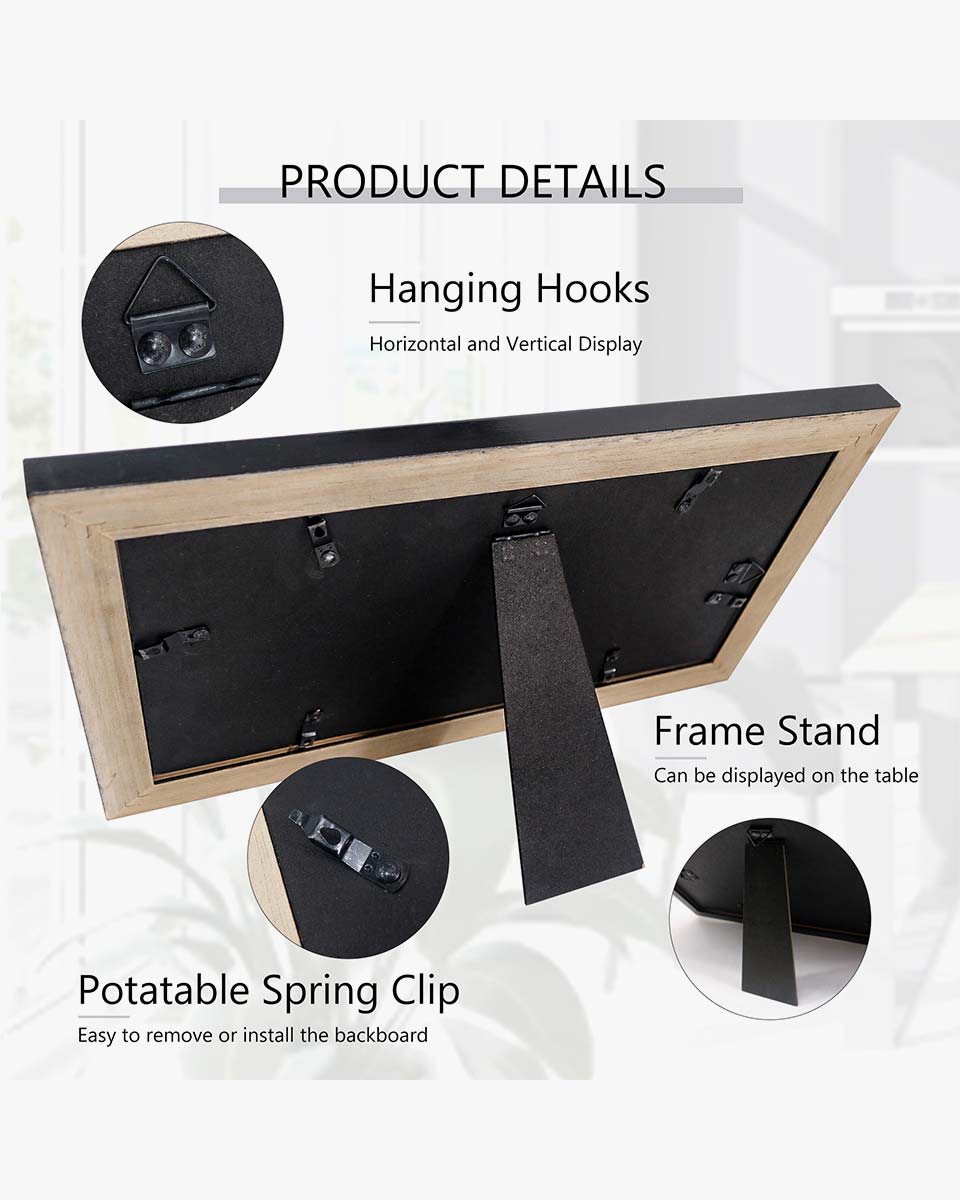 Black Wall and Tabletop CD Display Frame with Double Gold Trim for Disc and CD Case - 2 Mat Colors Available