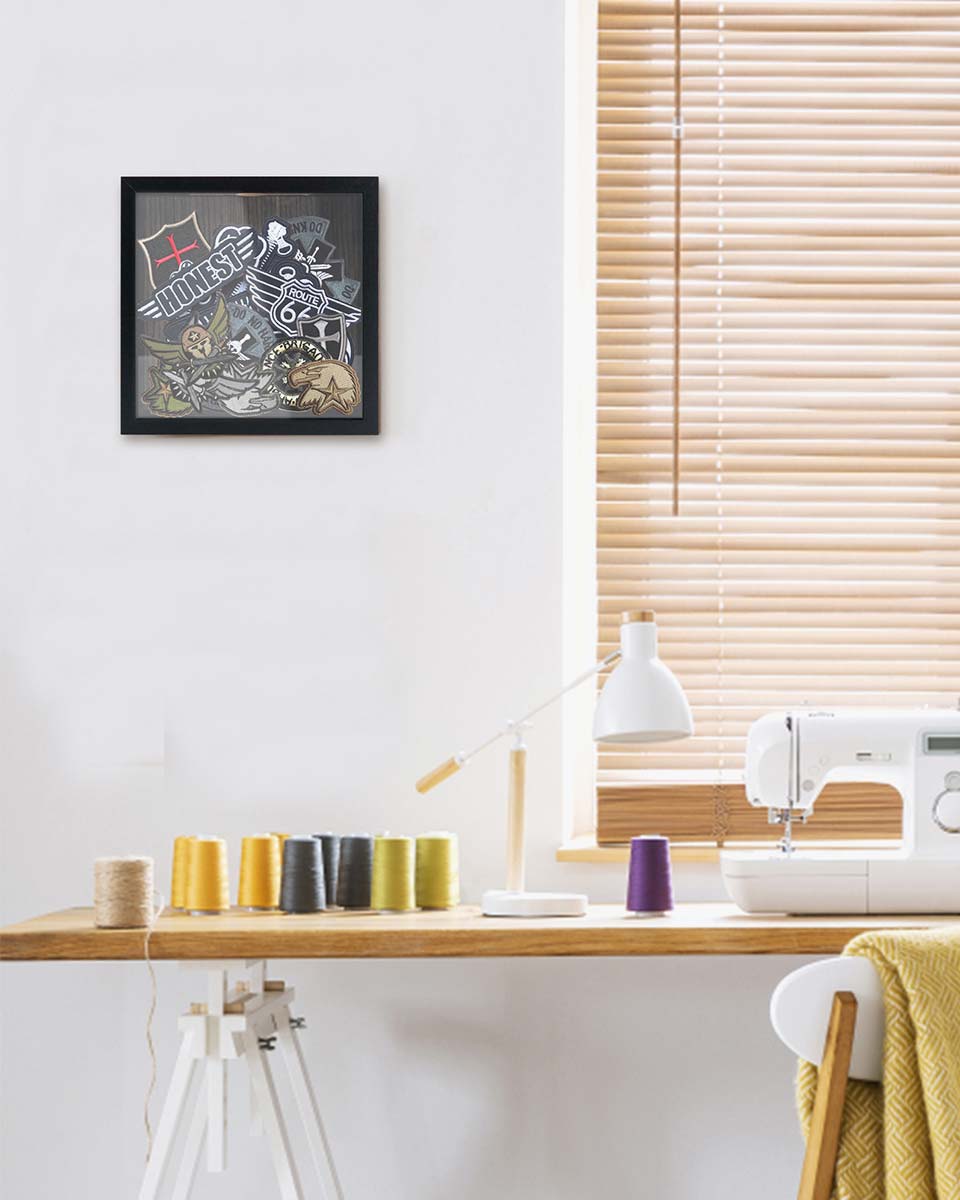 Shadow Box Frame Wood Collection Case With Slot on top - 5 Sizes Available