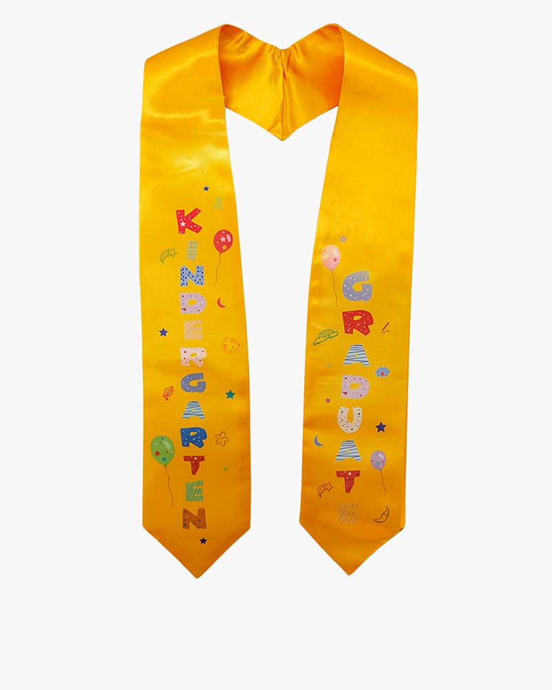 Class of 2025 Preschool Kindergarten Owl Printed Graduation Stole 50" Long - Various Colors & Styles Available