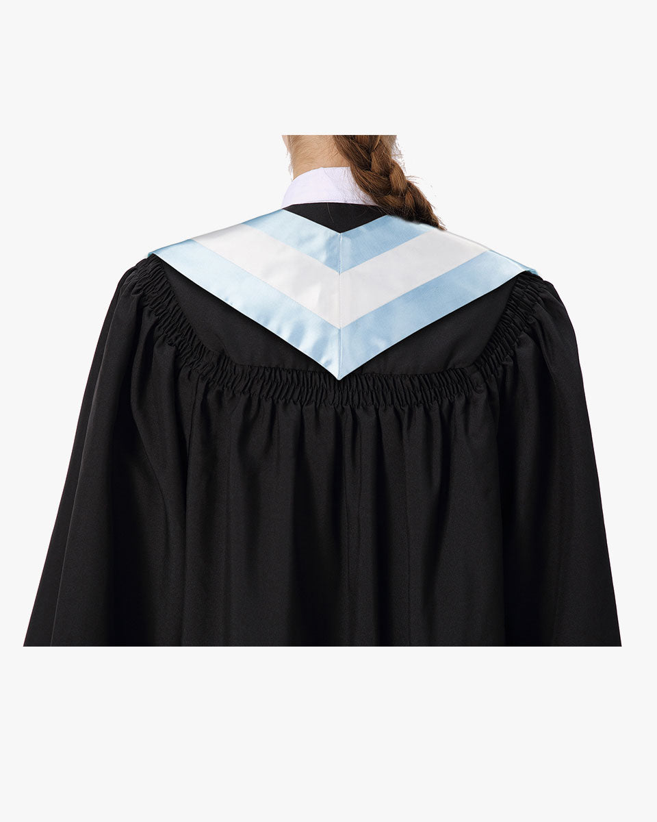 17 Country Flag Graduation Stoles Embroidery Sashes for Study Aboard International Students