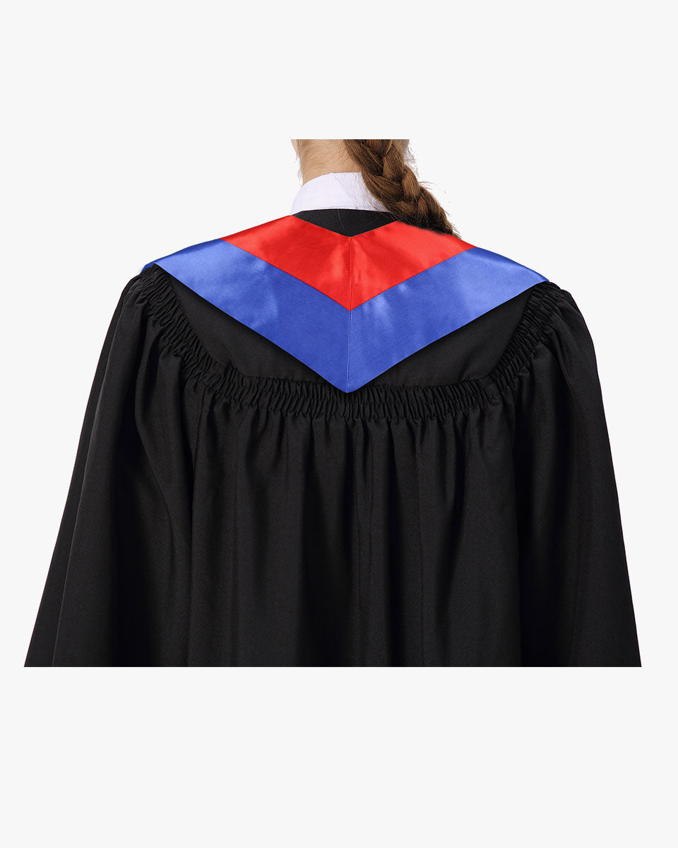 17 Country Flag Graduation Stoles Embroidery Sashes for Study Aboard International Students