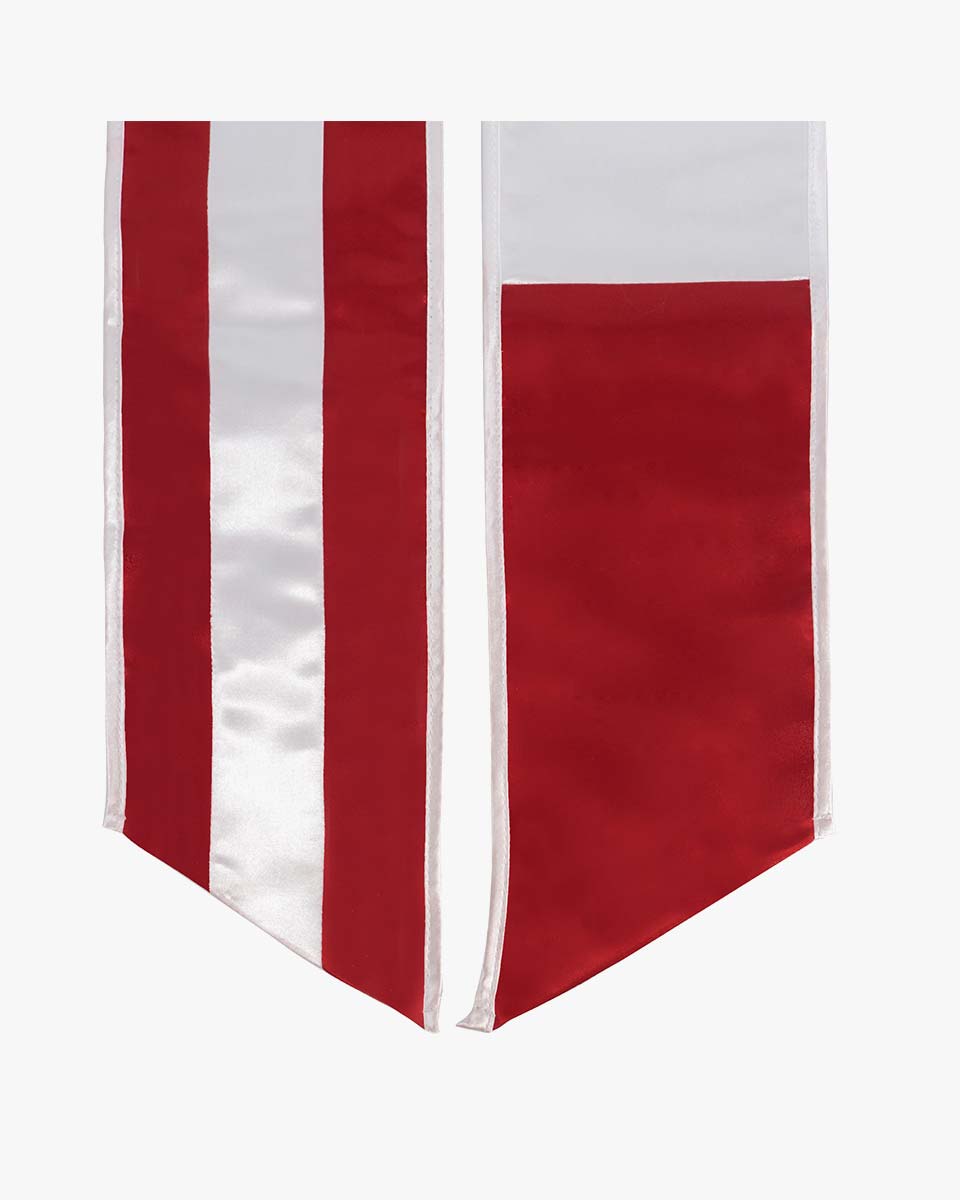 7 Mixed Flag Graduation Stoles Embroidery Sashes for Study Aboard Students