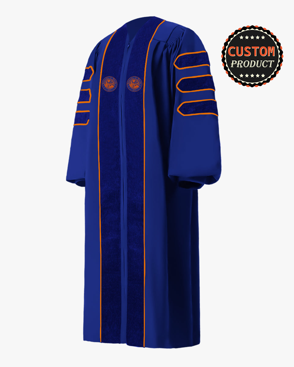 University of Florida Doctoral Gown, Tam & Hood Package 54 (5'9"-5'11")