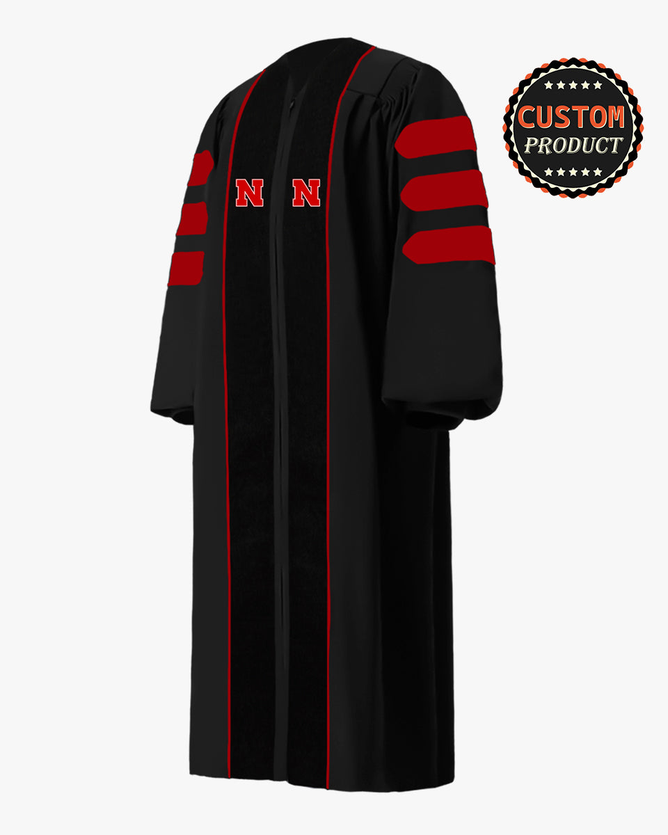 University of Nebraska-Lincoln Doctoral Gown, Tam & Hood Package 63 (6'6