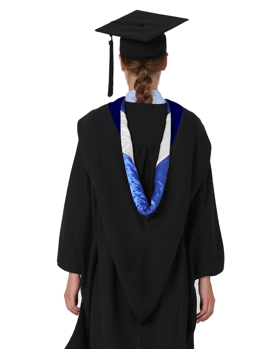 Deluxe Bachelor Hood - 15 Color Combinations Available