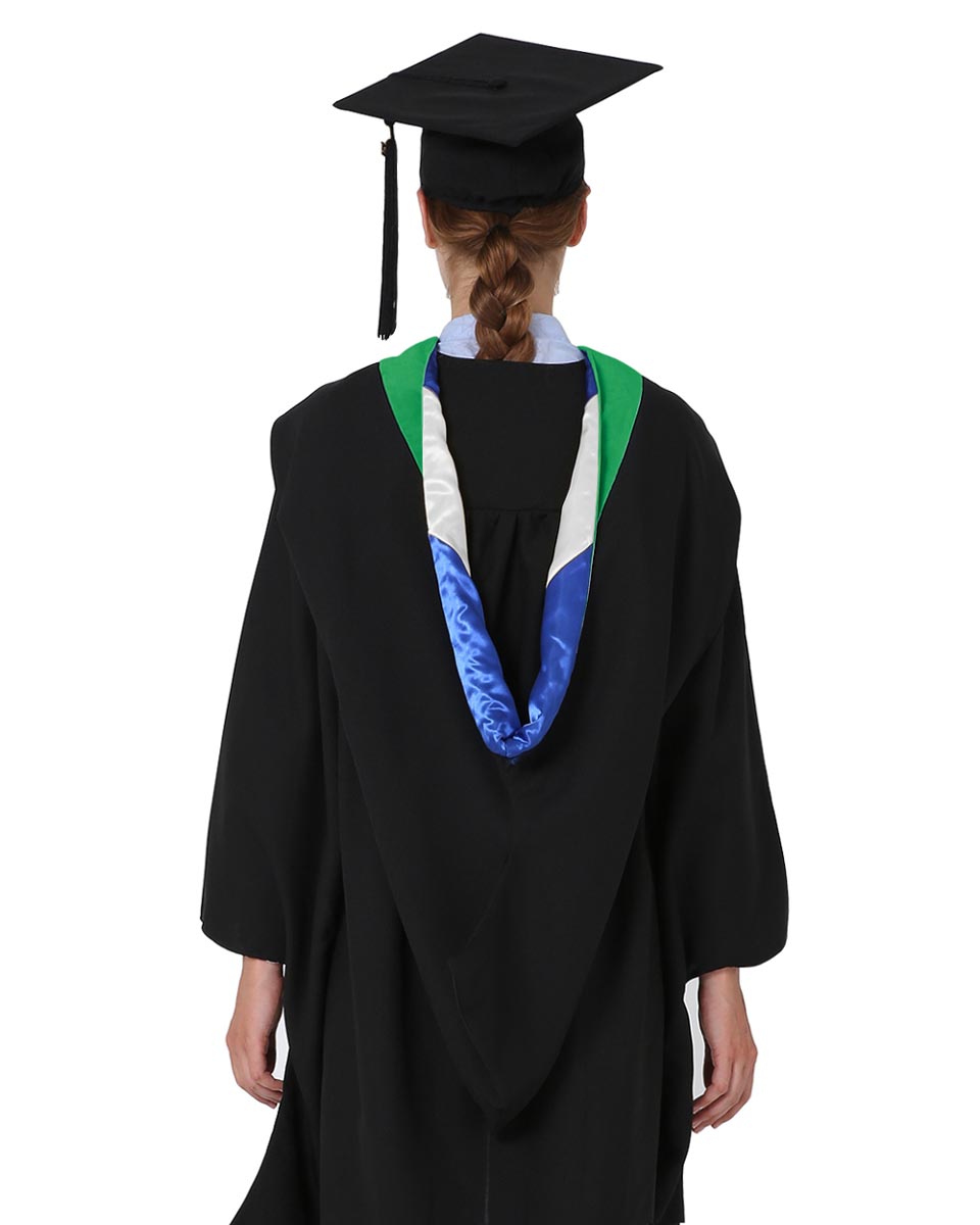 Deluxe Bachelor Hood - 15 Color Combinations Available