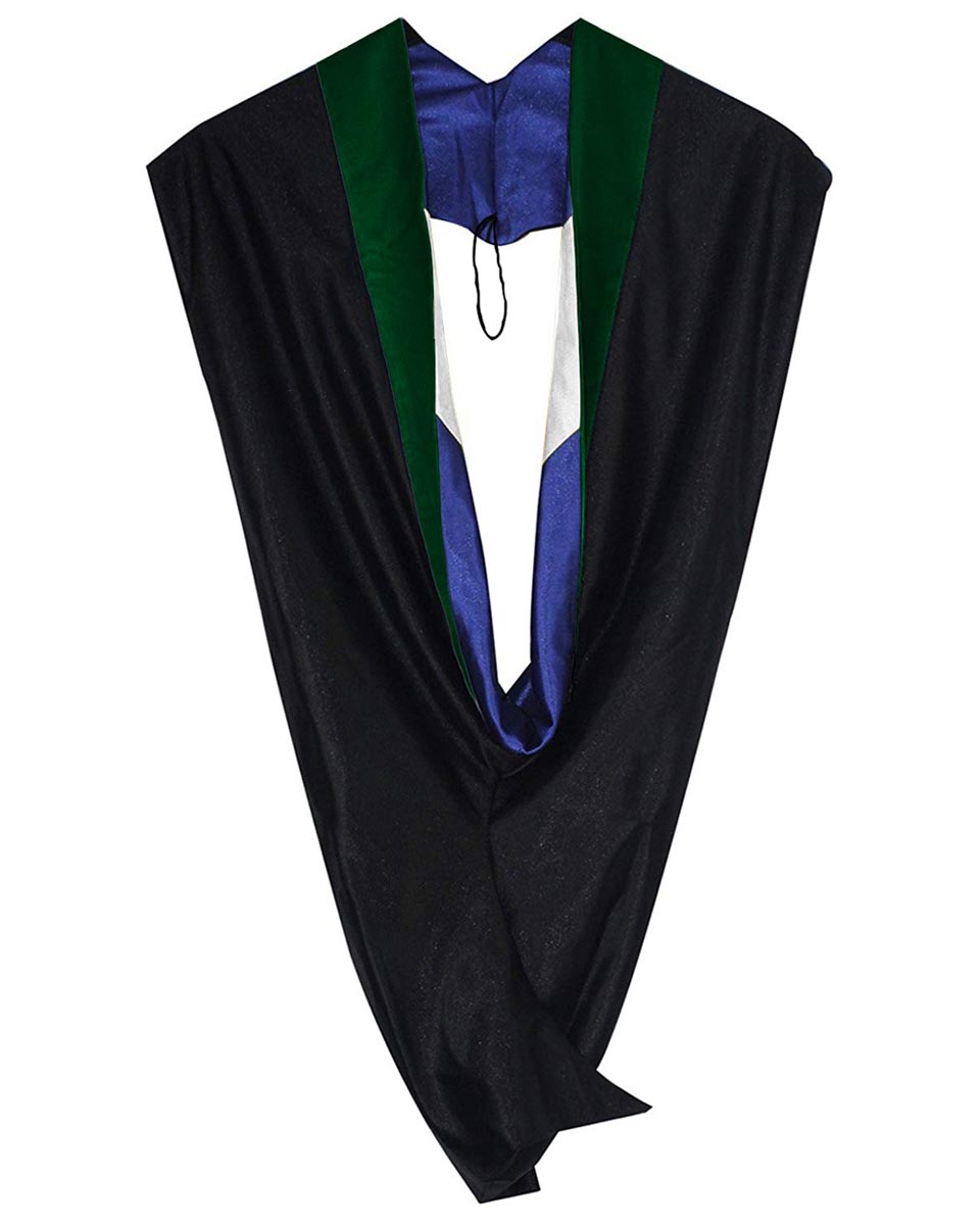 Deluxe Bachelor Hood - 15 Color Combinations Available