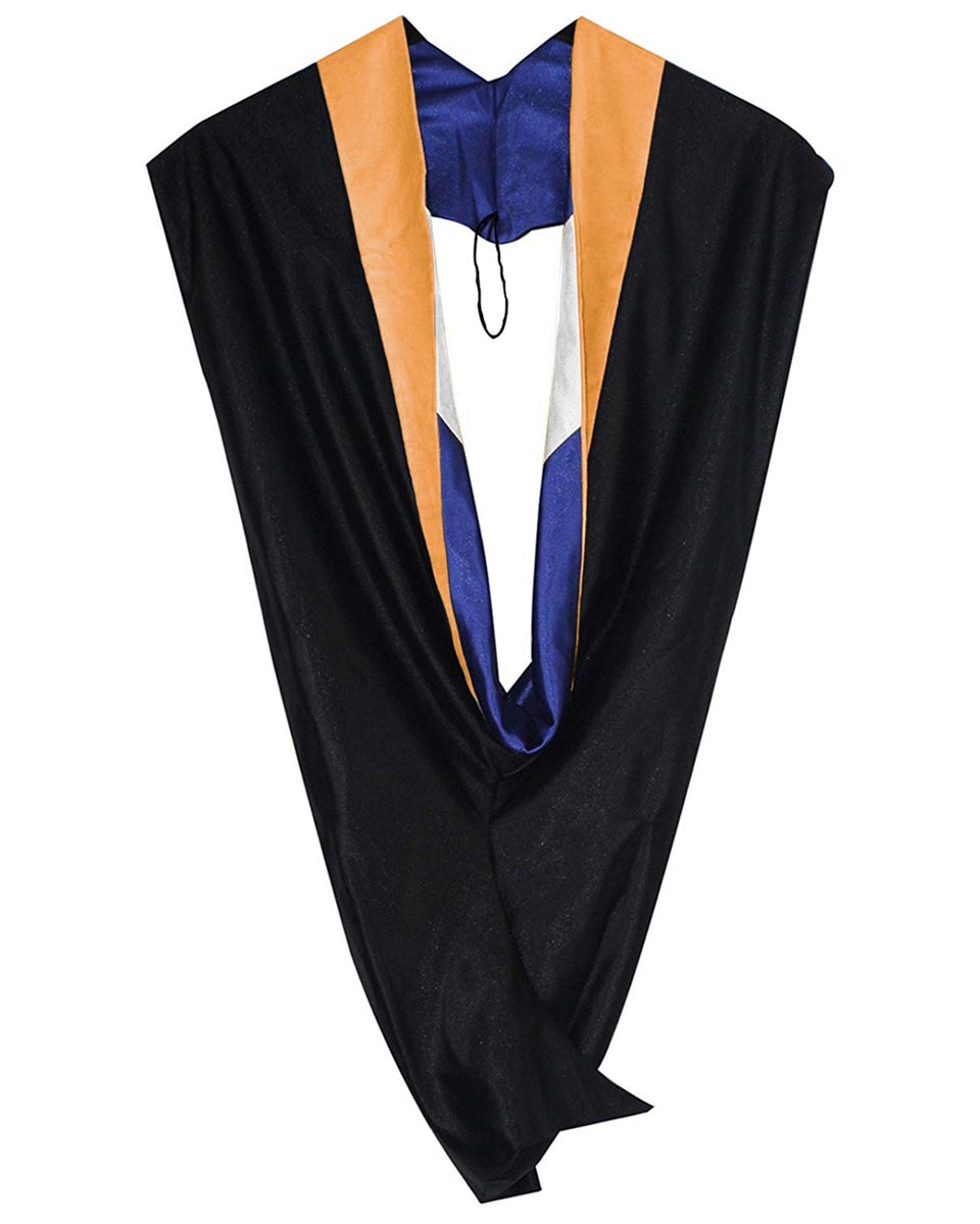 Deluxe Bachelor Hood - 15 Color Combinations Available