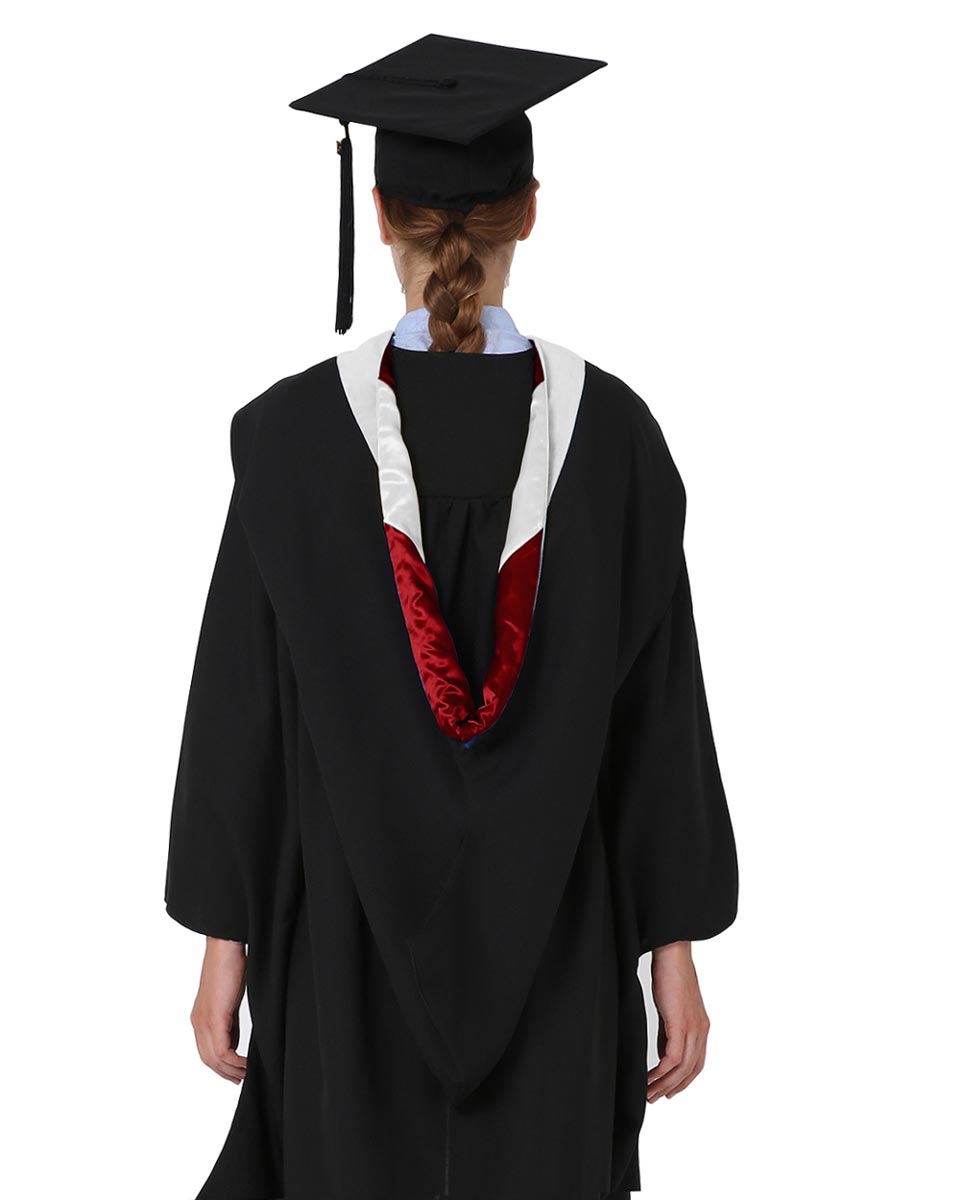 Deluxe Bachelor Hood - 15 Color Combinations Available