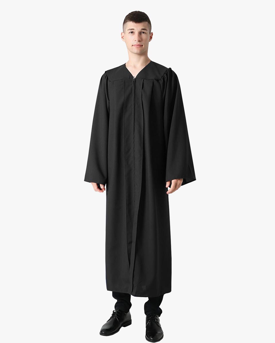 High School Premium Matte Graduation Gown Only - 12 Colors Available