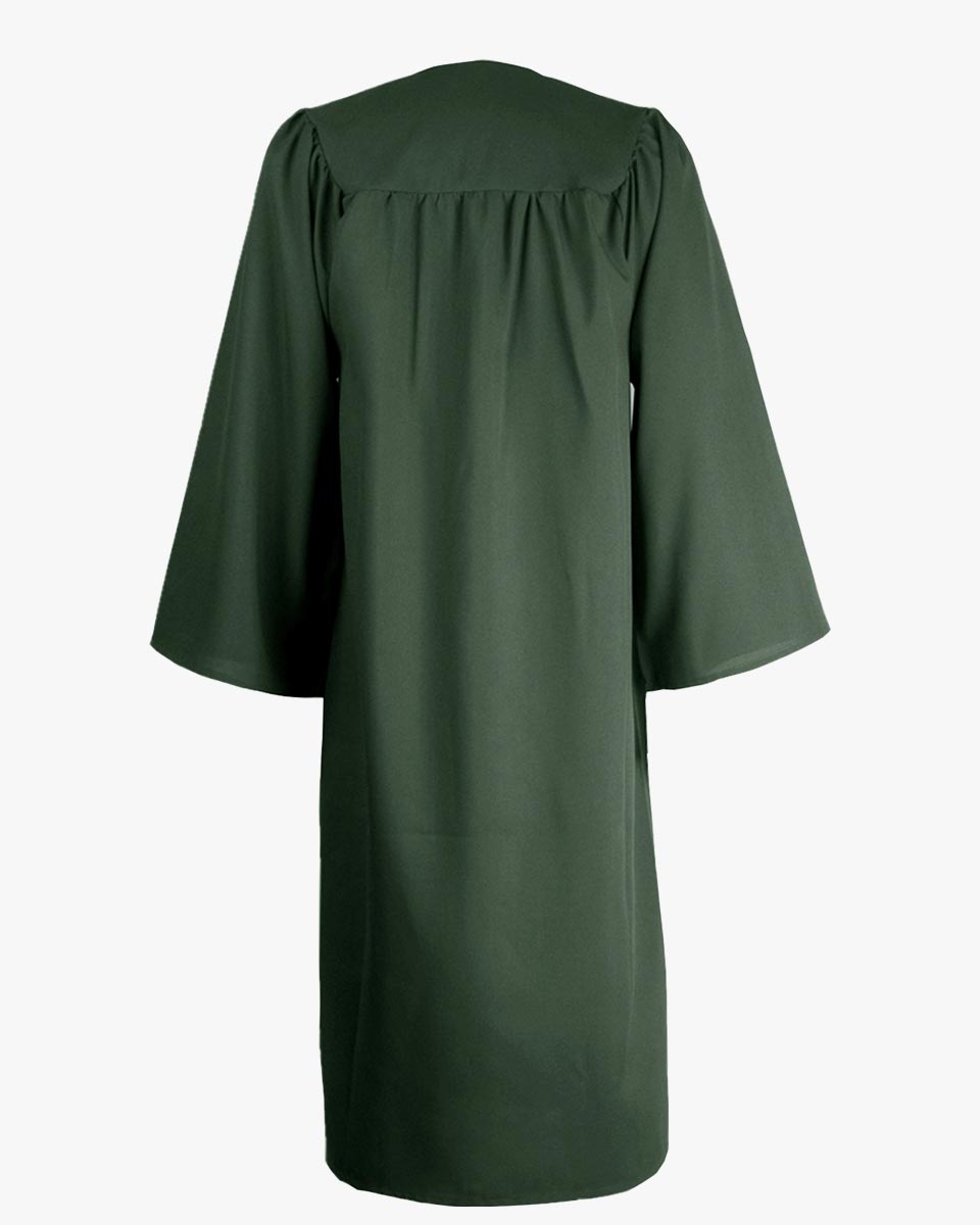 High School Premium Matte Graduation Gown Only - 12 Colors Available