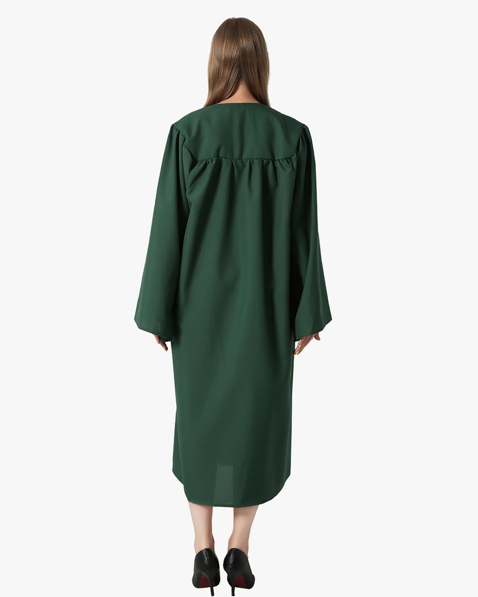 High School Premium Matte Graduation Gown Only - 12 Colors Available