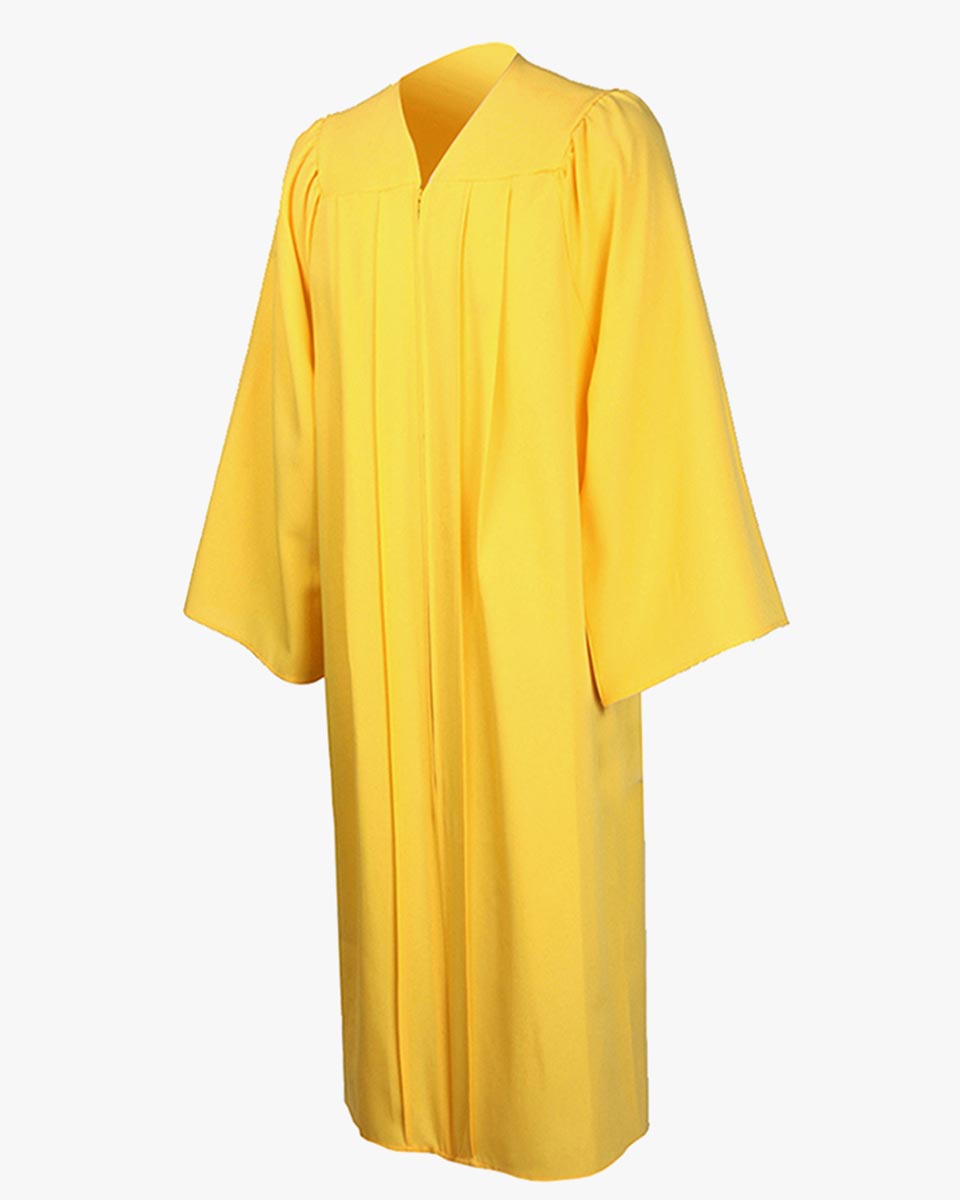 High School Premium Matte Graduation Gown Only - 12 Colors Available