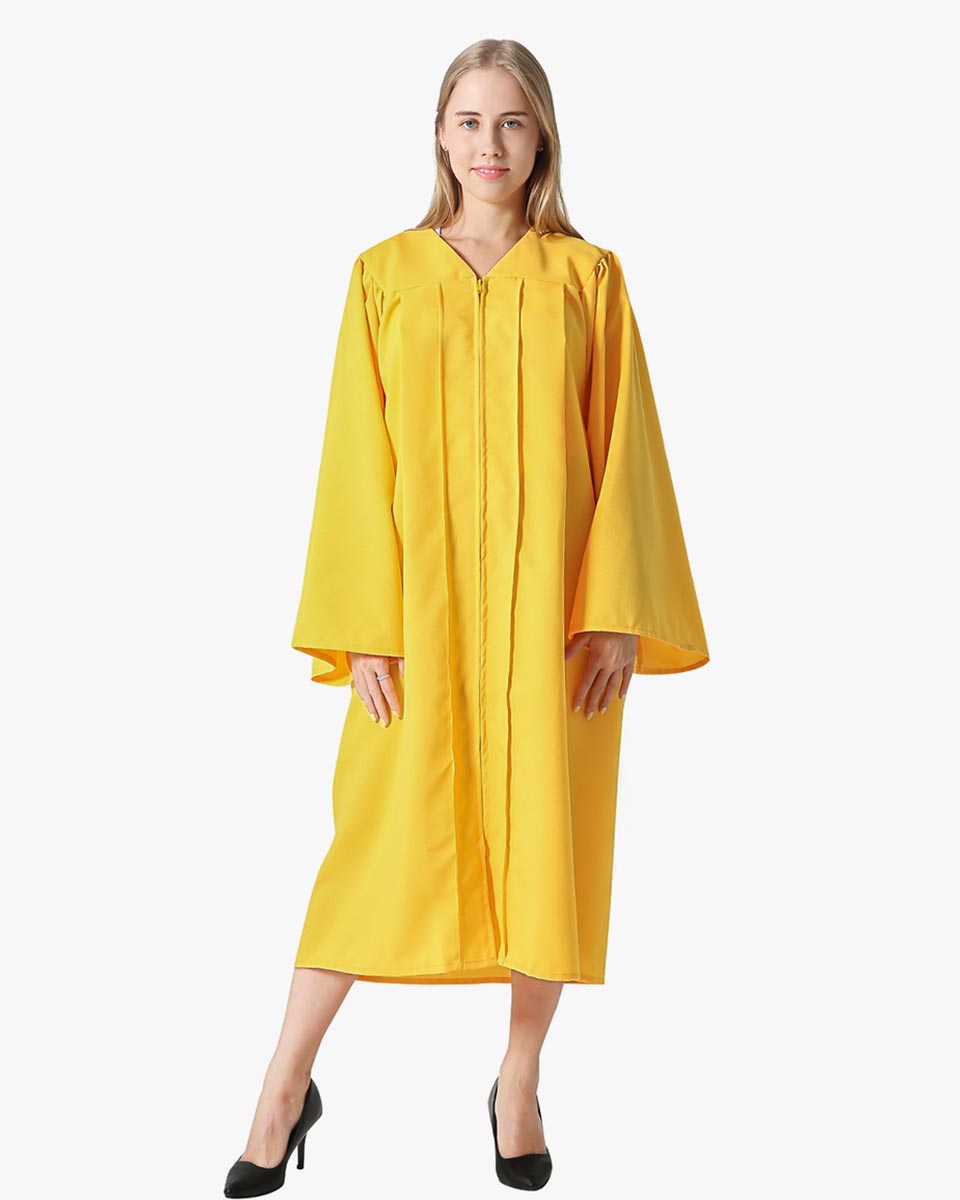 High School Premium Matte Graduation Gown Only - 12 Colors Available