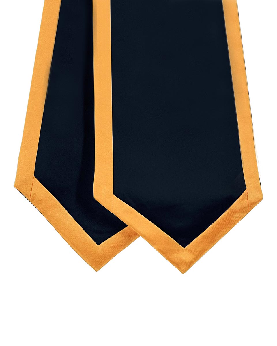Graduation Stoles Classic End With Trim - 11 Colors Available