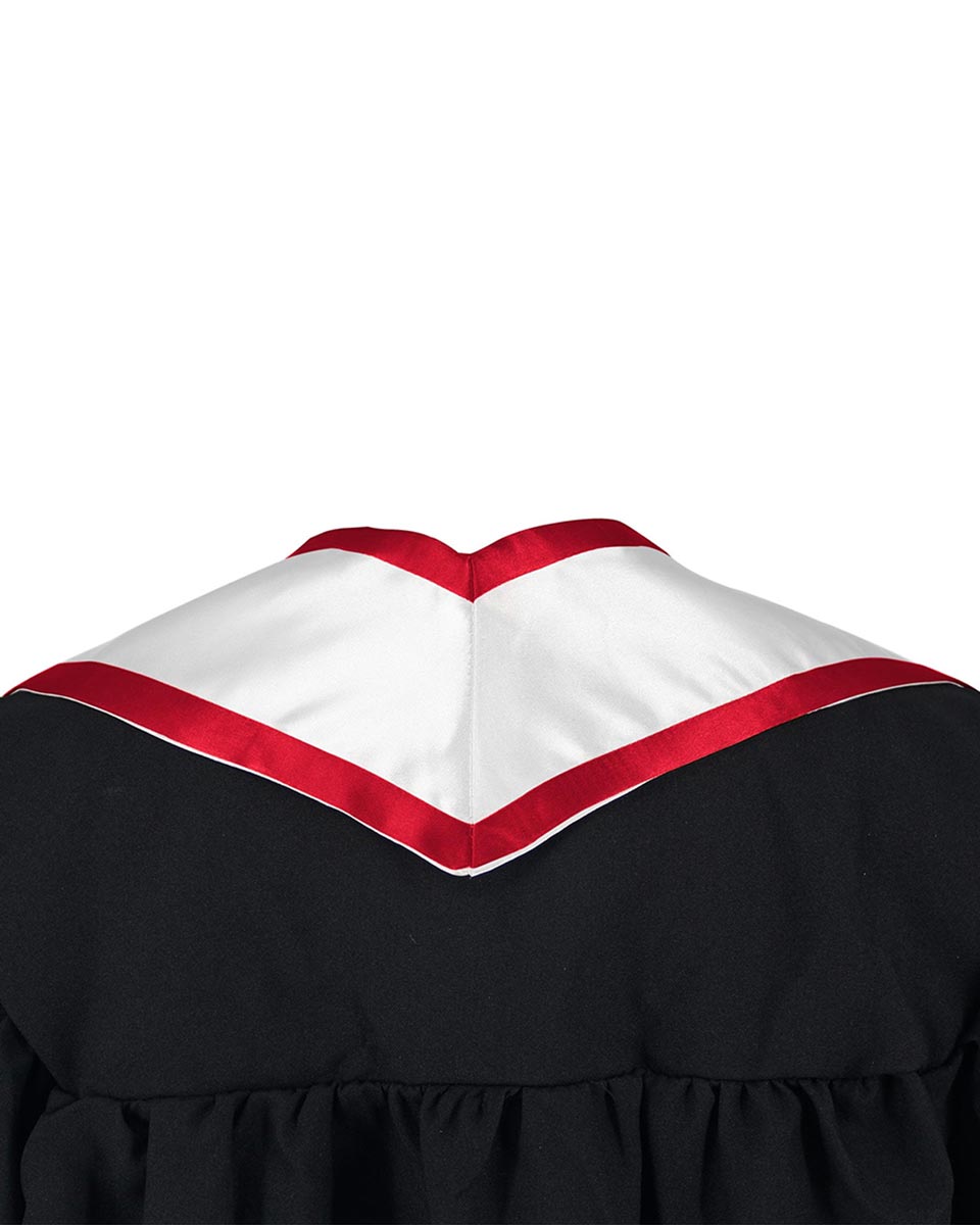 Graduation Stole Angled End With Trim - 11 Colors Available