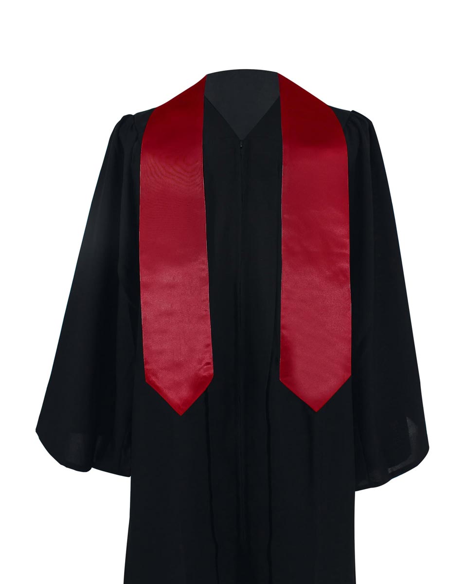 Plain Graduation Stole - 16 Colors Available