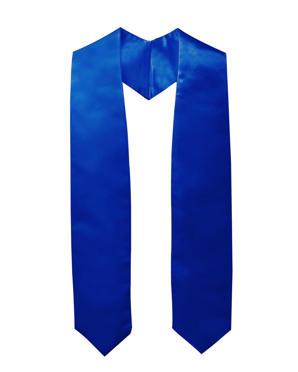 Plain Graduation Stole - 16 Colors Available