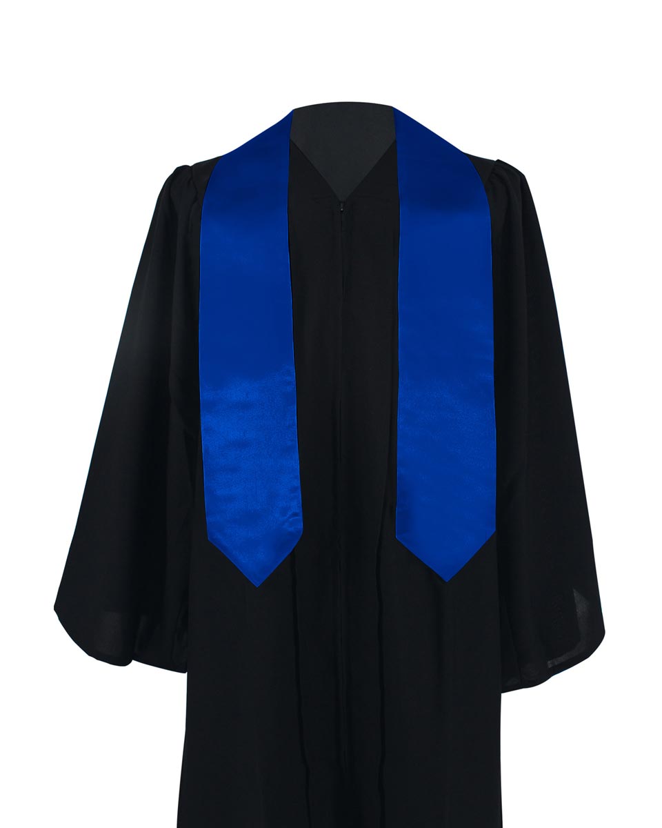 Plain Graduation Stole - 16 Colors Available