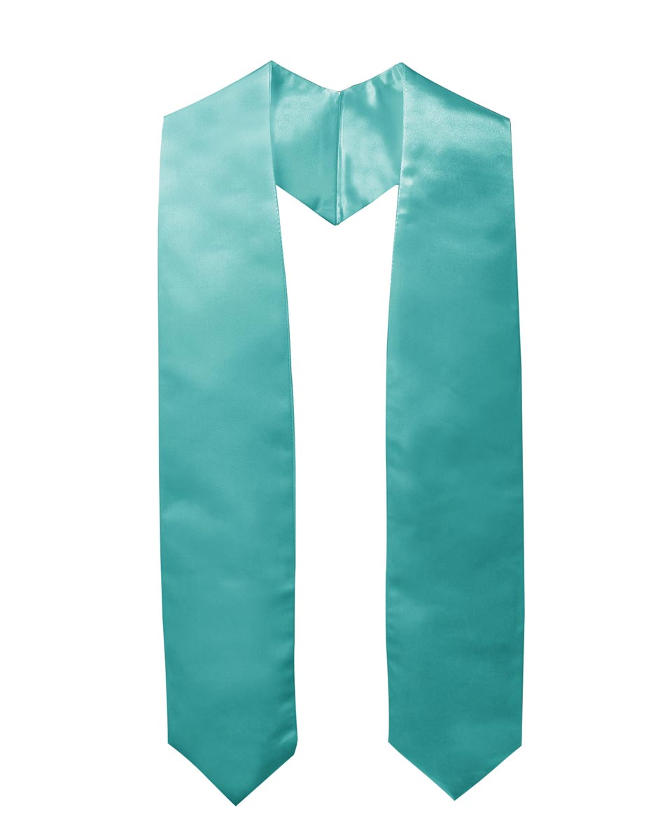 Plain Graduation Stole - 16 Colors Available