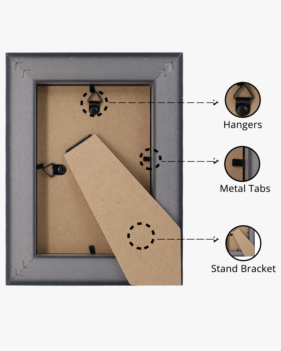 FramePro Mahogany Picture Frame,Photo Display with Gold Beading pack of 2 - 5"x7"