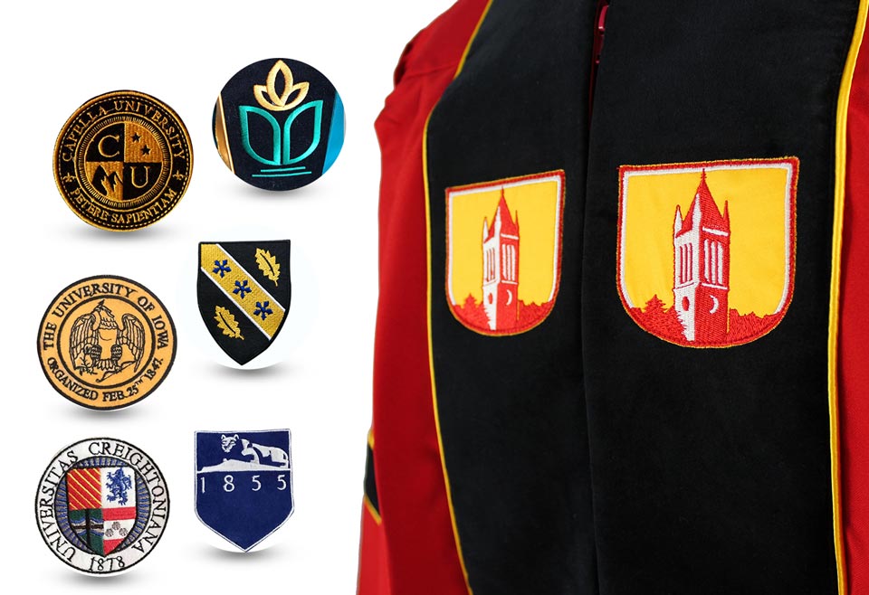 Custom Deluxe Doctoral Gown, Tam & Hood Package