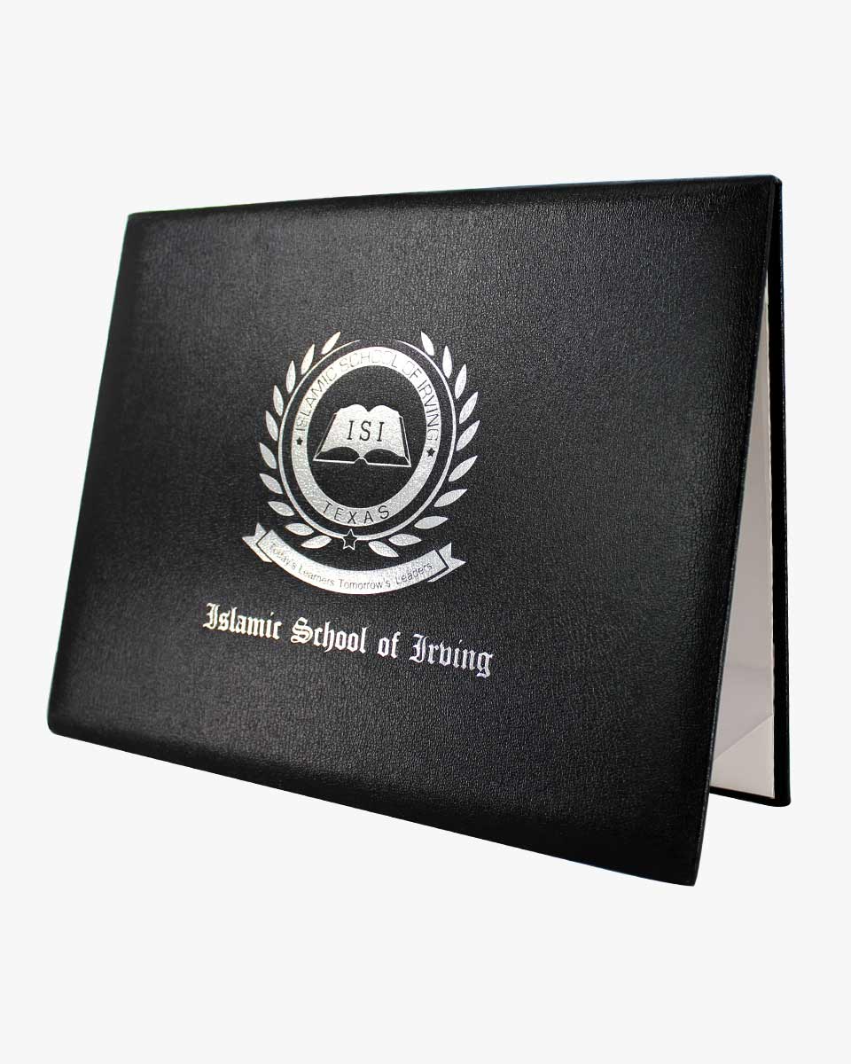 Custom Diploma Cover in Grained Leatherette