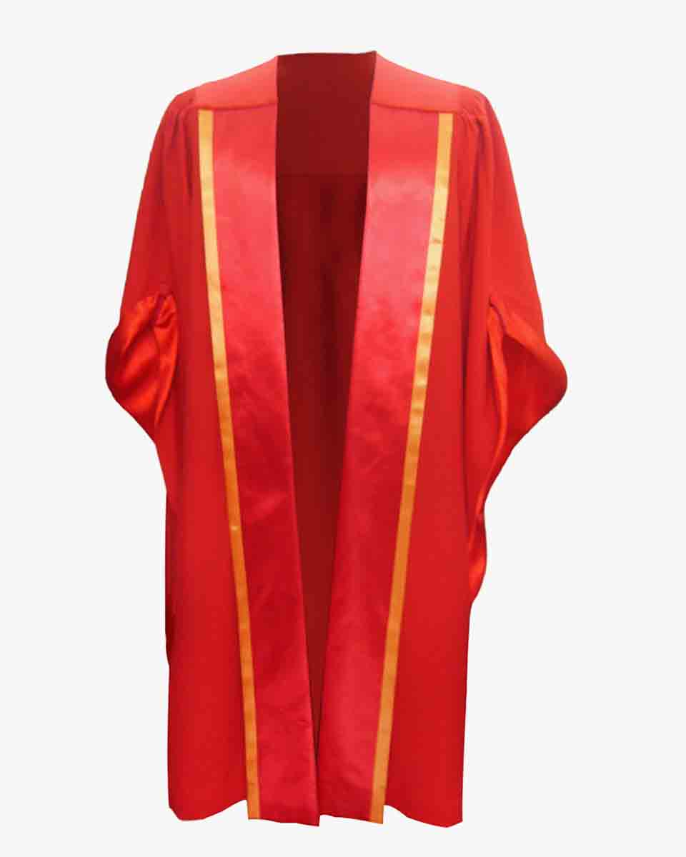 Custom Doctoral Gown-Button Sleeve