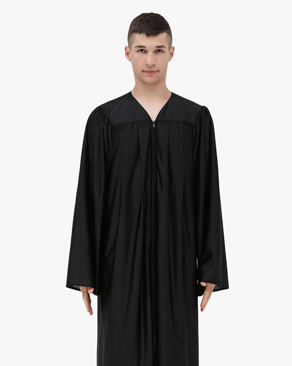 High School Economy Shiny Graduation Gown Only - 12 Colors Available