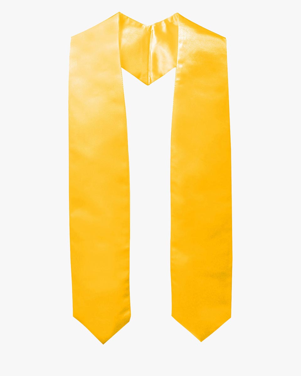 Plain Graduation Stole - 16 Colors Available