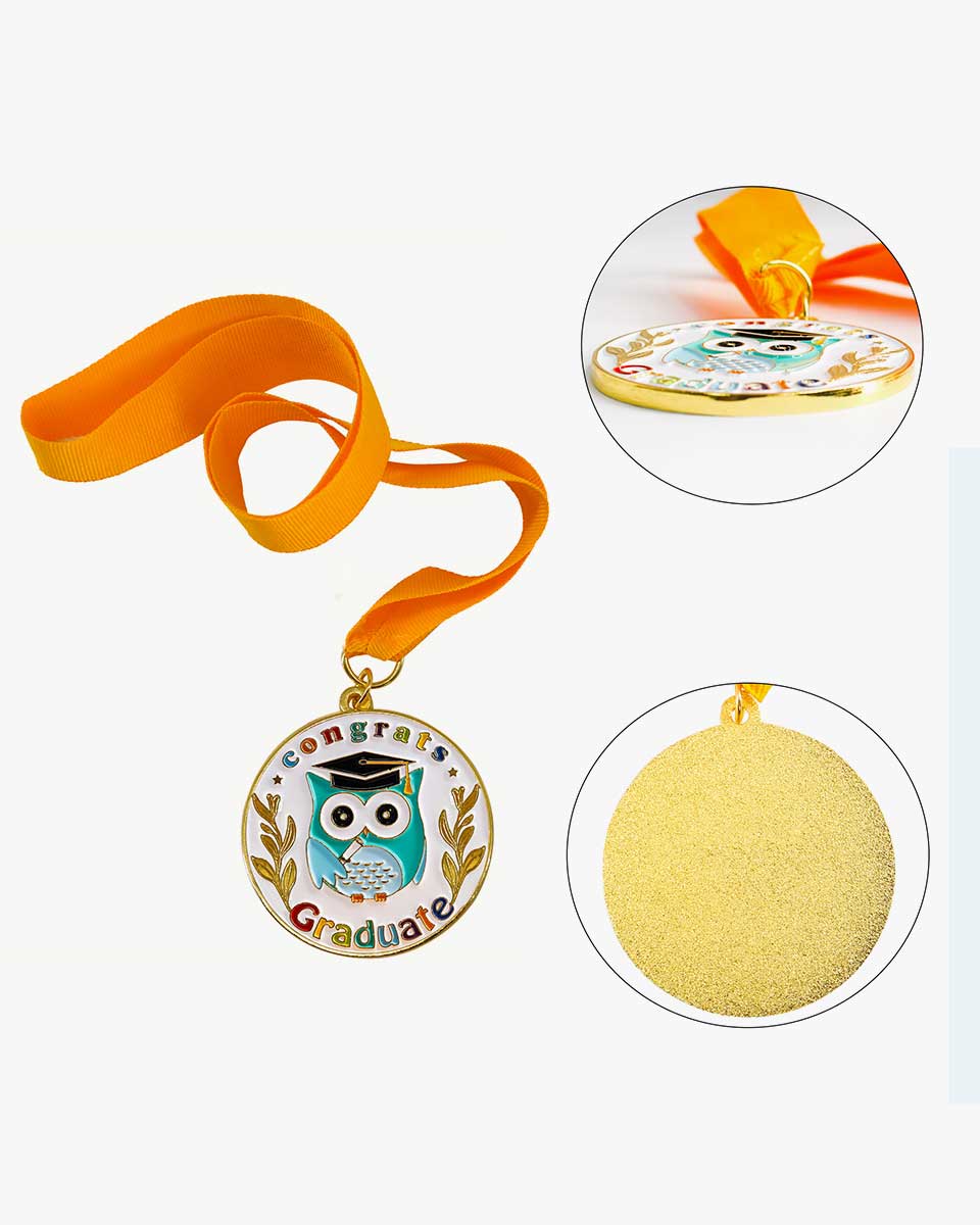 Congrats Kids Graduation Medal with Neck Ribbon