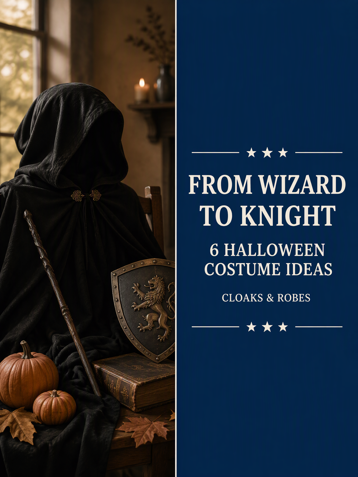 From Wizard to Knight: 6 Halloween Costume Ideas You Can Build with a Cloak or Robe